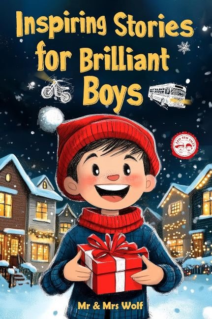 Inspiring Stories For Brilliant Boys: A Collection of Uplifting Tales about Courage, Perseverance, Problem-Solving, and Friendship